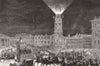 ST PETERSBURG. Duke Edinburgh wedding. town Hall 1874 old antique print