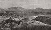 PAKISTAN. Camp of exercise, Punjab-Hassan Abdal 1873 old antique print picture