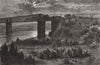 SPAIN. Bridge of Viana, Douro-railway accident 1873 old antique print picture