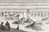 SPAIN. Civil war in. market, Cordoba 1873 old antique vintage print picture