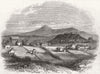 NEW ZEALAND. Taranaki(Plymouth)North Island 1860 old antique print picture
