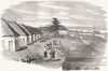 INDIA. Mutiny. troops parade-ground, Kanpur, massacre 1857 old antique print