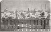INDIA. Lucknow, Balcony of Residency 1858 old antique vintage print picture