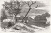 INDIA. The well at Kanpur 1858 old antique vintage print picture