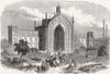 INDIA. Roomee Durwaza gate, Lucknow 1857 old antique vintage print picture