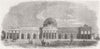 MEERUT. New artillery mess(Designed, Capt Atkinson) 1858 old antique print