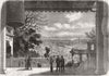 CHINA. Canton, HQ of Allies 1858 old antique vintage print picture