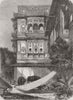 INDIA. Rich Banker, Ajmer 1858 old antique vintage print picture