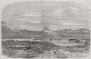 NEBRASKA. Chimney Rock 1858 old antique vintage print picture