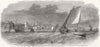 DYSART. White-fish fisheries. Fishing-boats 1862 old antique print picture