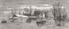 CALIFORNIA. Floods. Sacramento L-St East & 4th 1862 old antique print picture