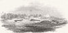NEW ZEALAND. Fight  1845 old antique vintage print picture