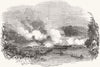 BORNEO. British Admiral's attack on Pirates 1845 old antique print picture