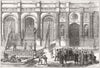 PARIS. Protection of Jean Goujon Bas-reliefs, Louvre 1870 old antique print