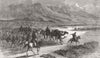 PAKISTAN. Cows-looting, frontier of Sindh 1864 old antique print picture