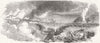 SHIPS. Crimea war naval scene 1855 old antique vintage print picture