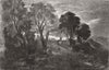 LANDSCAPES. When the key come hame 1854 old antique vintage print picture