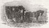TRANSPORT. Abraham's new omnibus cosy 1856 old antique vintage print picture