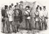 ITALY. War-Austrian troops. Hussar; Officer; Hungarian 1859 old antique print