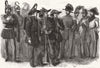 SARDINIAN TROOPS. Genoese; Bersaglieri; Carabineer 1859 old antique print