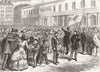 PARIS. boys collect gifts relief wounded 1871 old antique print picture