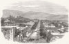 EURASIA. Chemaka, Russian Caucasus, earthquake 1872 old antique print picture