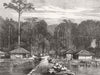 INDIA. Hope Town, Mt Harriet, pier, Mayo stabbed 1872 old antique print