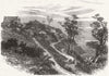 INDIA. Back of Ross Island, Port Blair 1872 old antique vintage print picture