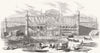 NEW YORK. Crystal Palace 1853 old antique vintage print picture