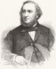 COMPOSERS. William Vincent Wallace, musical composer 1865 old antique print
