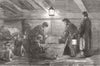DENMARK. Preparations war-HMS Dauntless, Wingo Sound 1854 old antique print