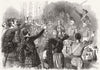 LONDON. Fete of Highland-health Queen honours 1847 old antique print picture