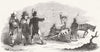 IRELAND. Famine in-Funeral, Skibbereen 1847 old antique vintage print picture