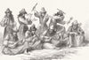 CHINA. Dervishes in Eastern Turkestan 1874 old antique vintage print picture