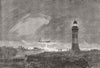 CAPE GOOD HOPE. Wreck mail-ship Athens Table Bay 1865 old antique print