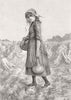 PORTRAITS. Phyllis 1886 old antique vintage print picture