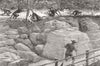 BARAMULLA. Traveller stoned, monkey, Himalayas Murree 1889 old antique print