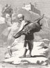CAIRO. Nile-1 trip cataract. water-carrier 1880 old antique print picture