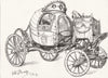 GOTHA. State coach, armoury of Schloss Friedenstein 1894 old antique print