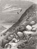 ARGYLL. Deer stalk, Black Mount forest, Loch Ettive 1891 old antique print