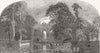 BOATS. Fine arts. Evening 1846 old antique vintage print picture