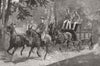 BURMA. A mule four-in-hand in Burma 1886 old antique vintage print picture