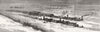 TRAINS. Snowed in near Amble junction, between Bilton & Morpeth 1886 old print