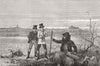 ROME. English tigers abroad-meet Roman hunt 1872 old antique print picture