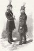 NEW YORK. Veterans of war 1812 1865 old antique vintage print picture