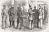 INDIAN UNIFORMS. Kanpur military police; Cpl Pvt 1858 old antique print