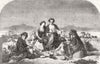 PORTRAITS. Graziella 1856 old antique vintage print picture