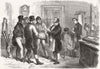PORTRAITS. barber Tetherham. Jacob Poppleton Blues 1863 old antique print