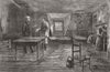 BETHNAL GREEN. House Poor Garret, 10 Hollybush Place 1863 old antique print
