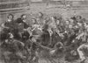 CHRISTMAS. At sea-Jack's mess 1855 old antique vintage print picture